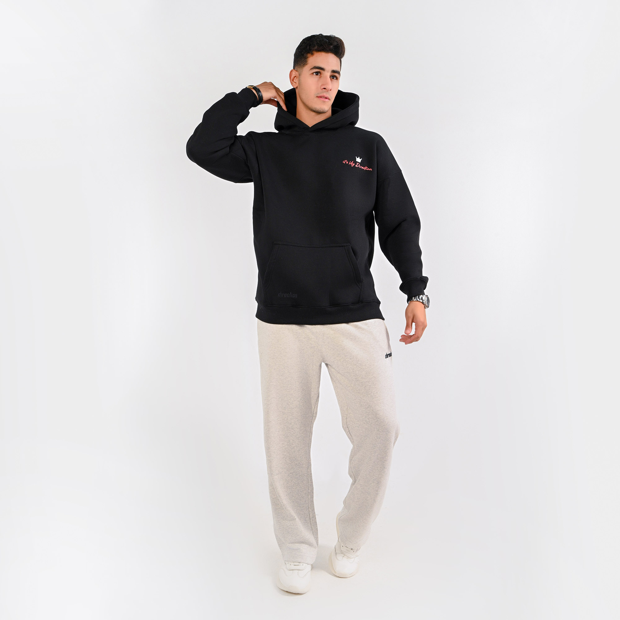 It’s my direction -unisex black hoodie