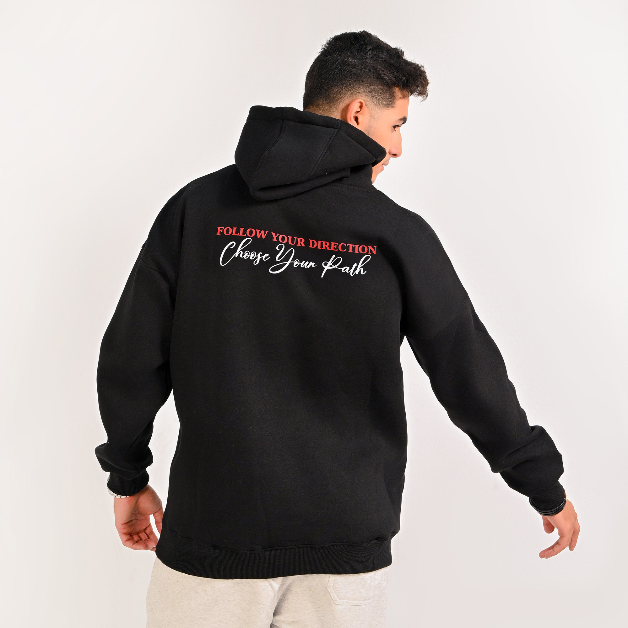 It’s my direction -unisex black hoodie
