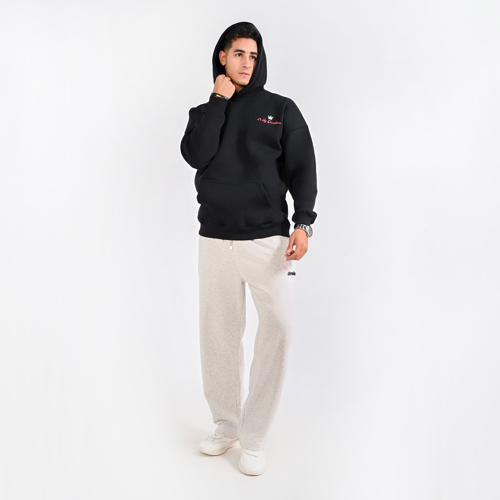 It’s my direction -unisex black hoodie