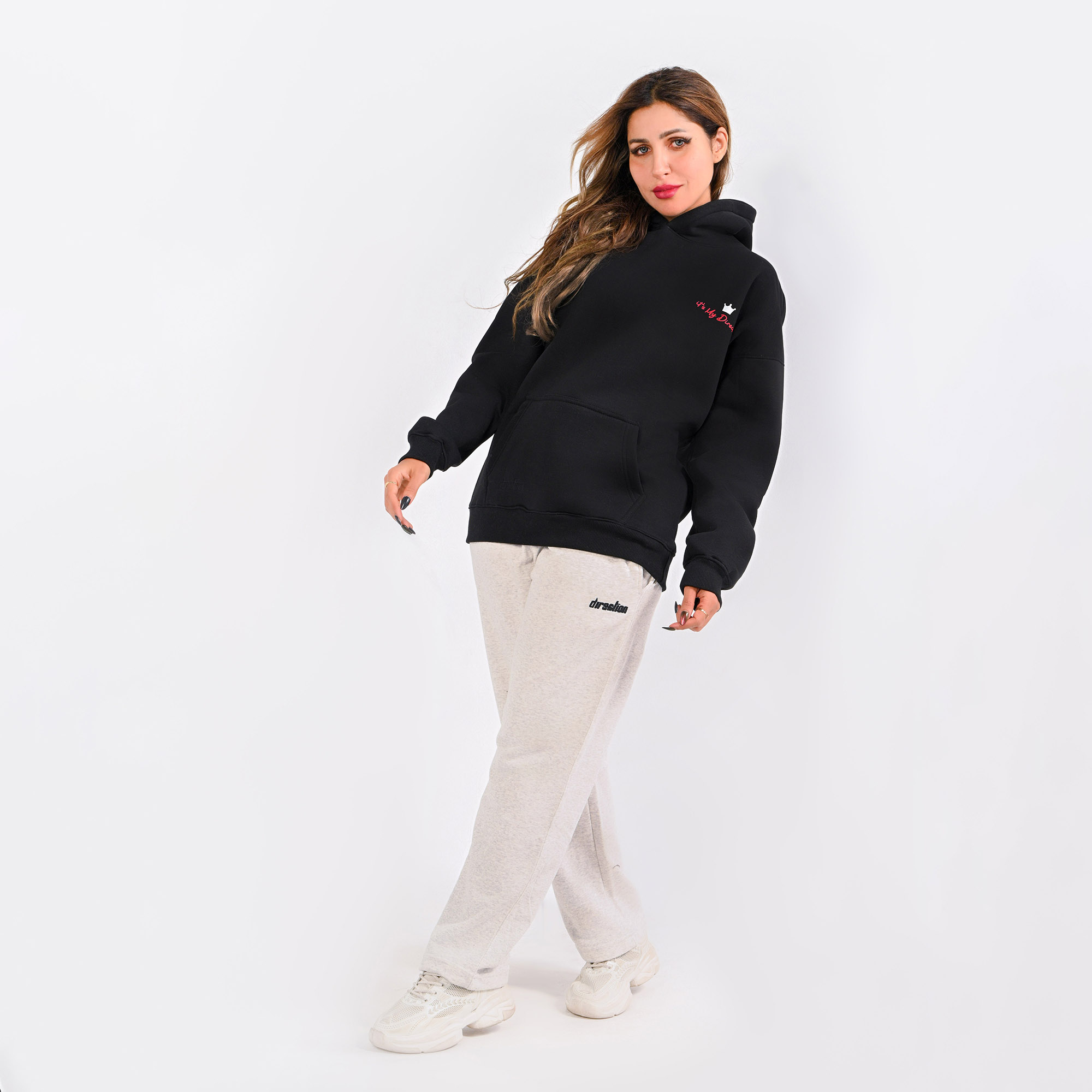 It’s my direction -unisex black hoodie