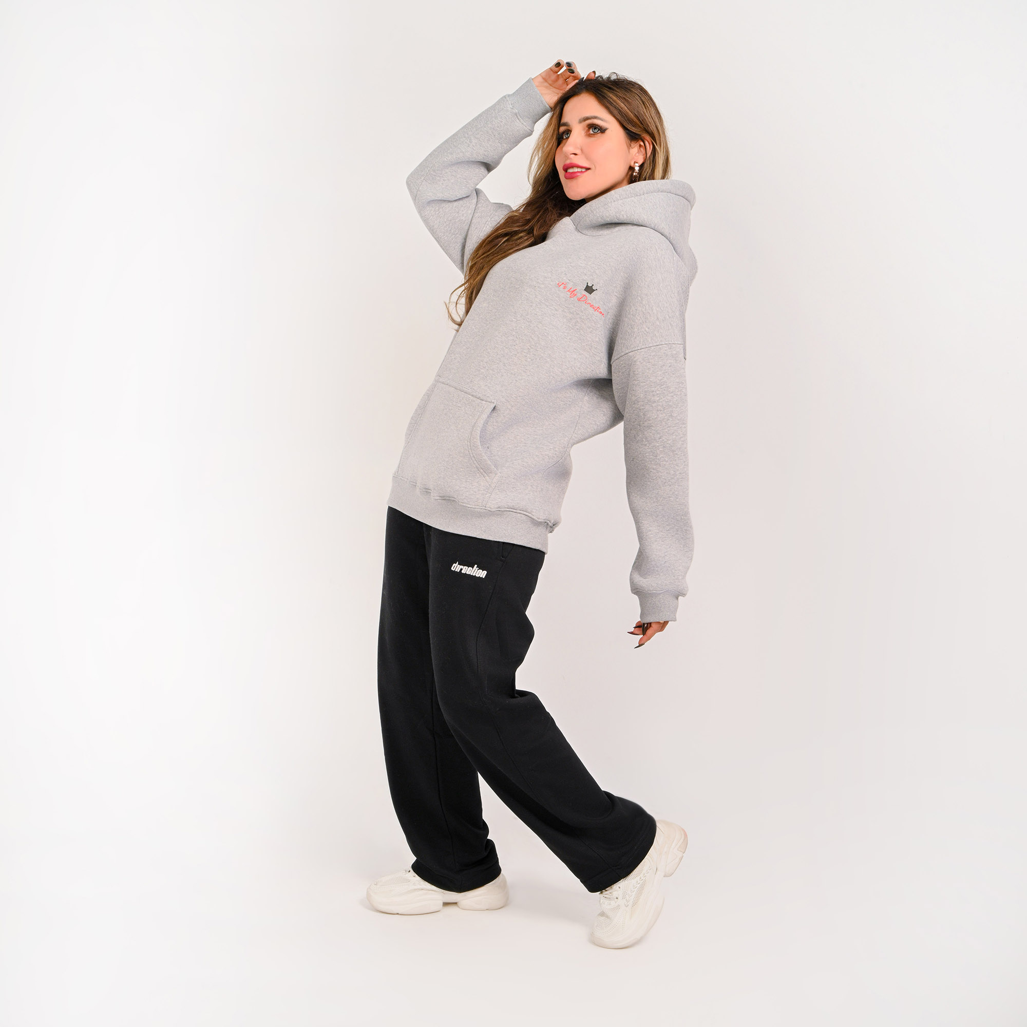 It’s my direction-unisex gray hoodie