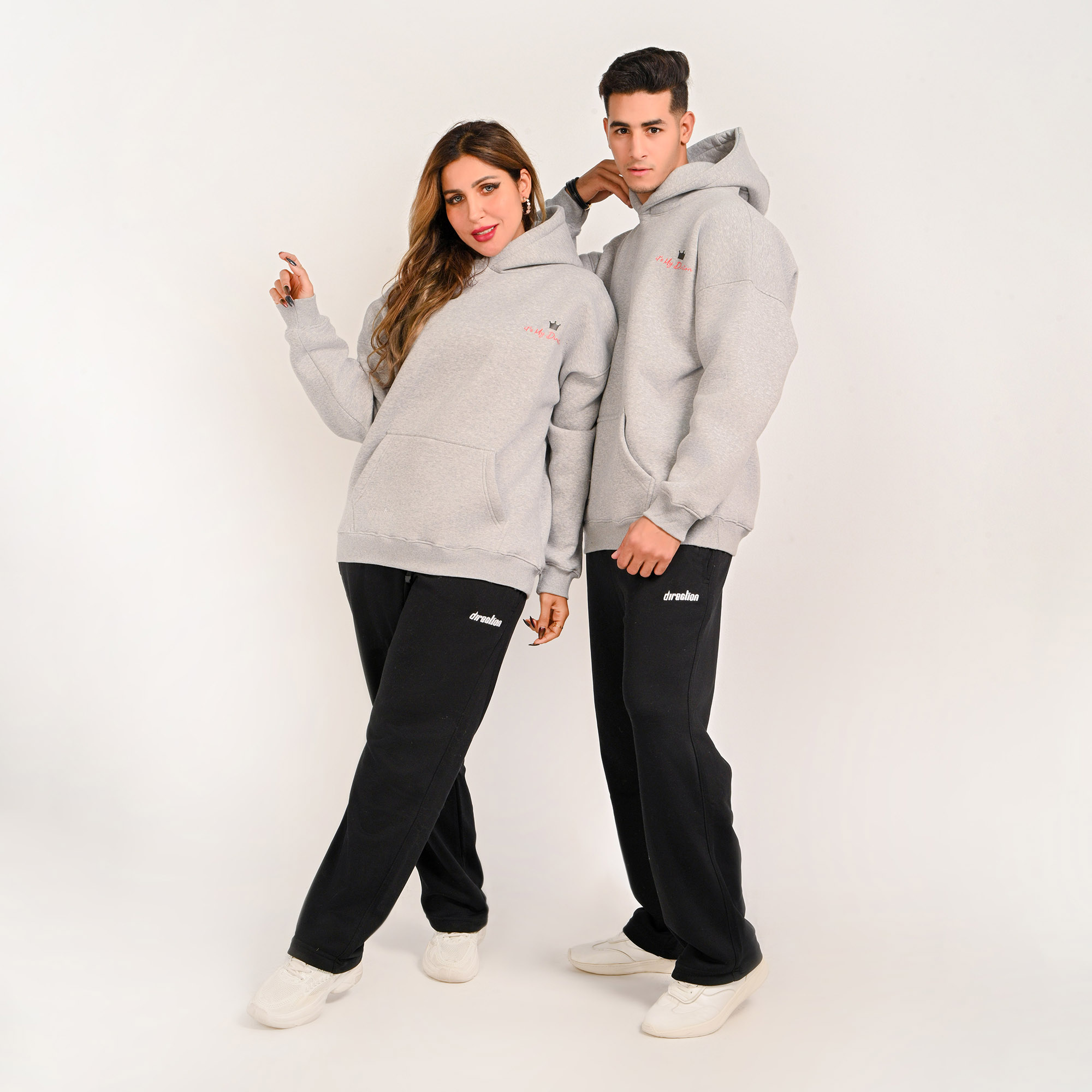 It’s my direction-unisex gray hoodie