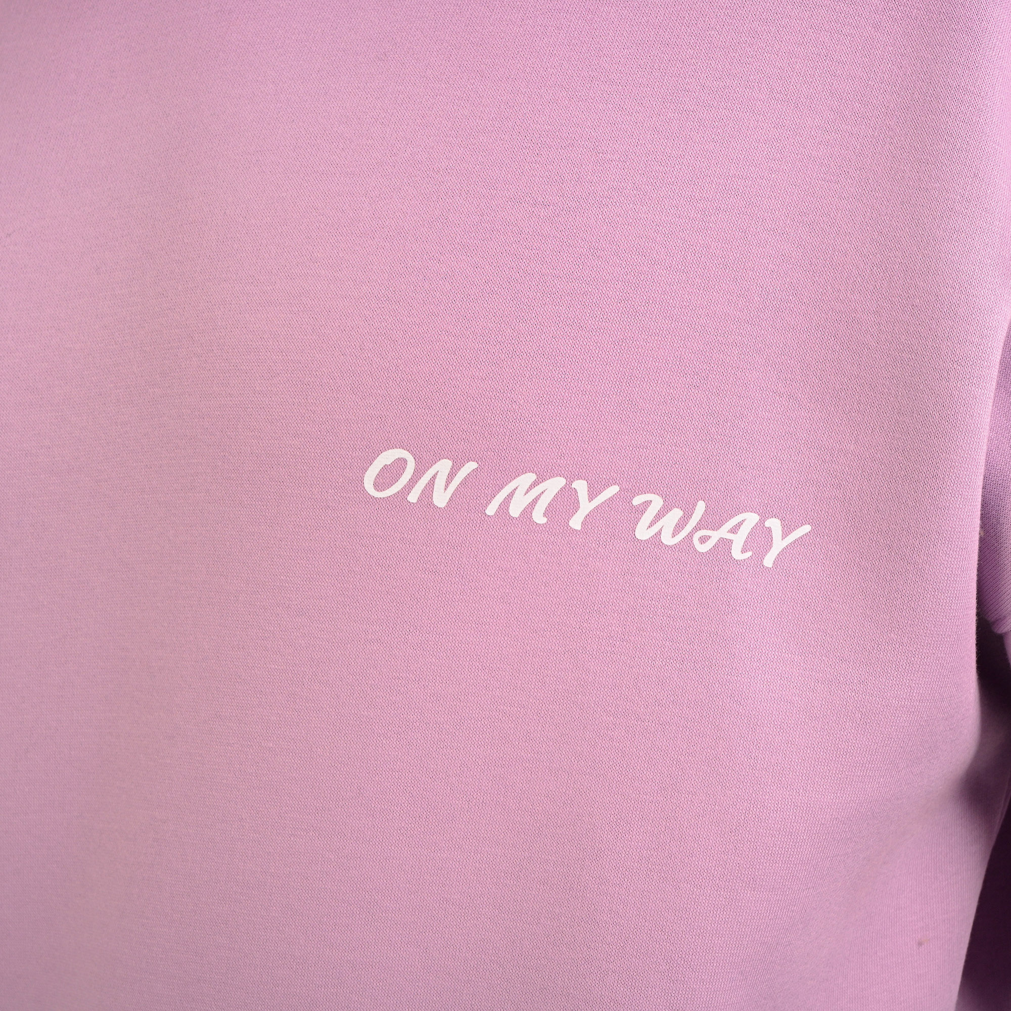 On my way- unisex lavender hoodie