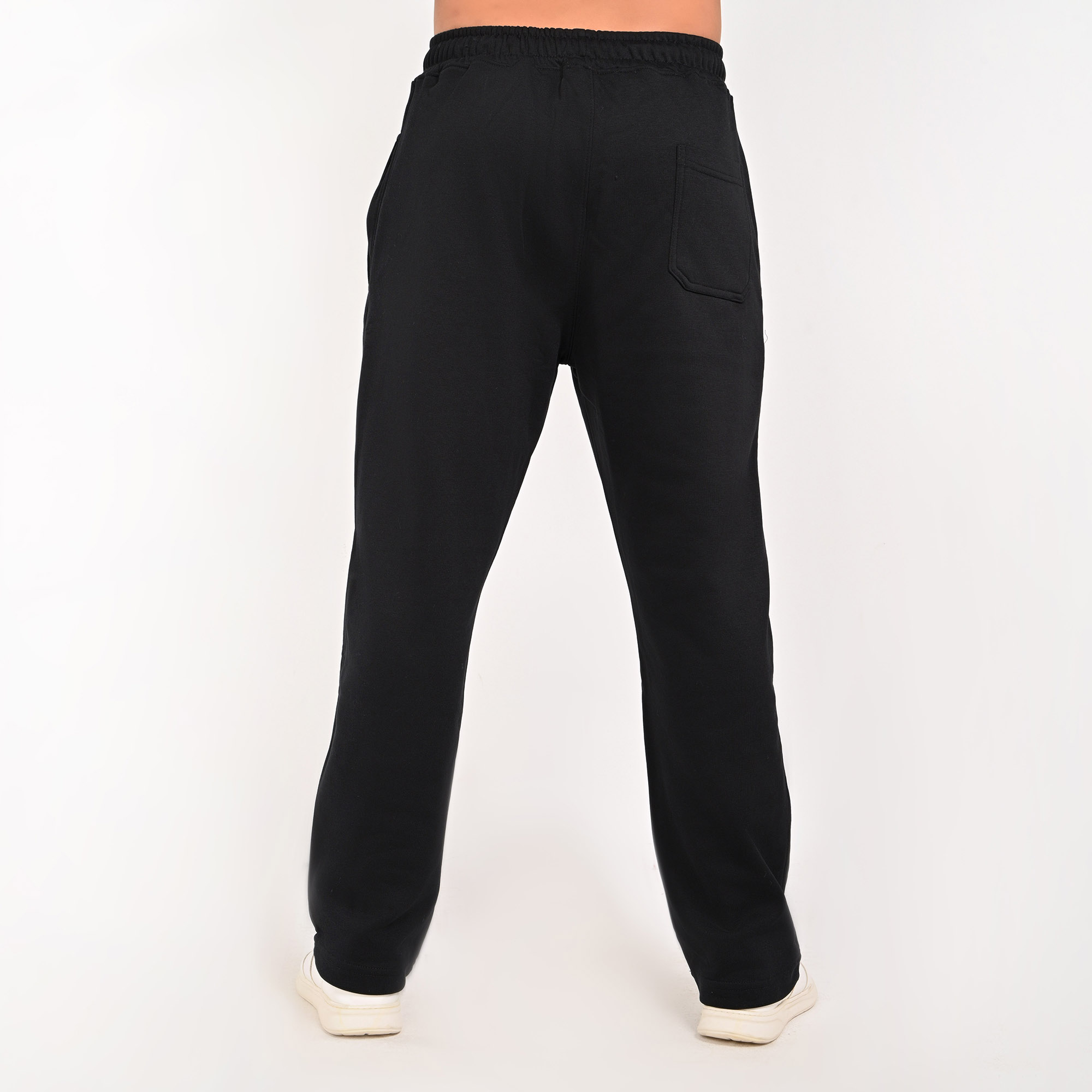 Wide-Leg unisex black sweatpants