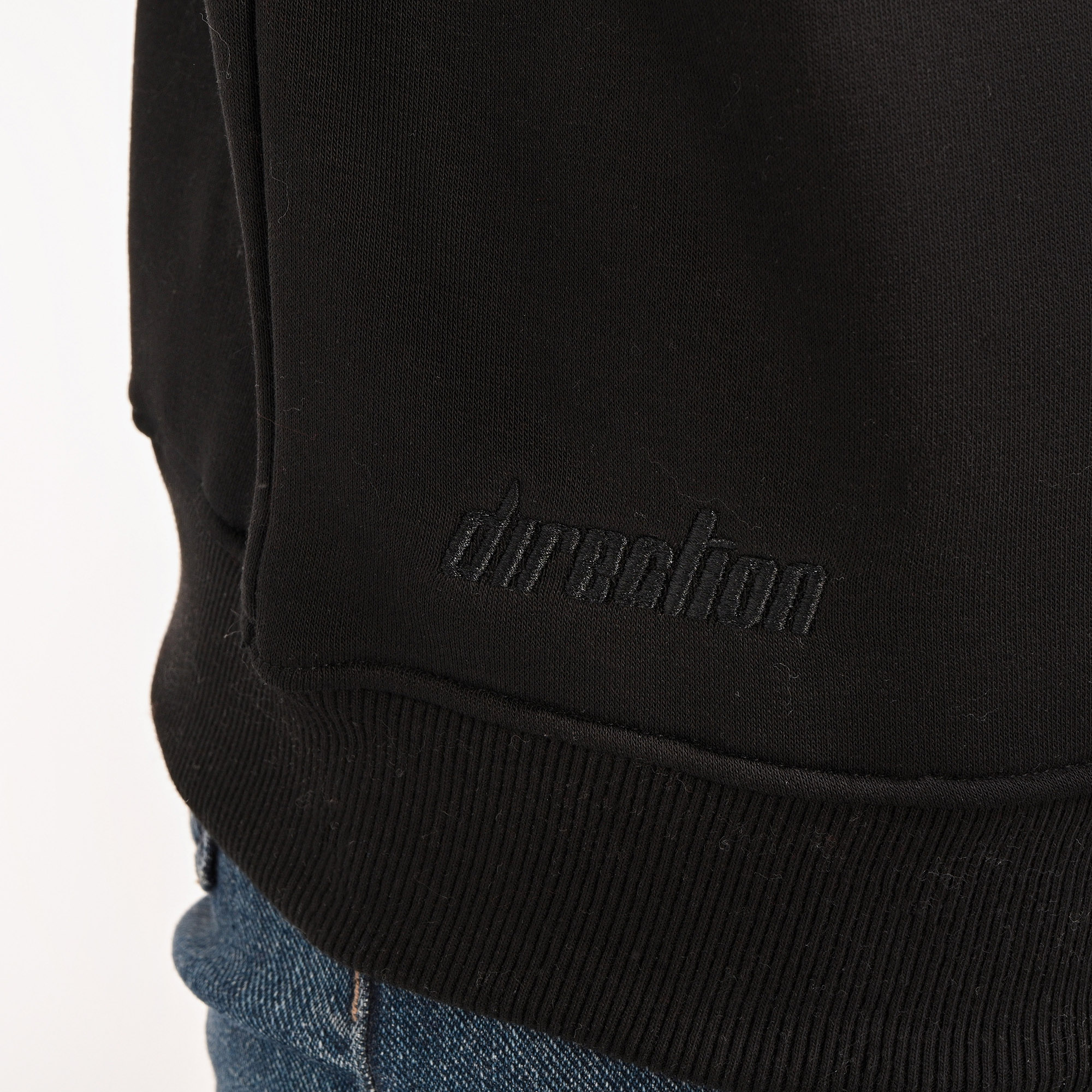 Unisex Black Quarter-Zip